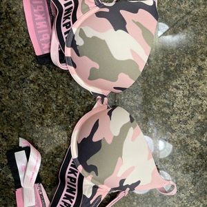 Camo PINK push up bra